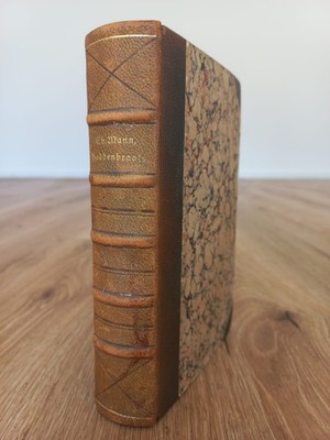 Buddenbrooks Thomas Mann   Unikater Halblederband   Sammlerstück Literatur Roman