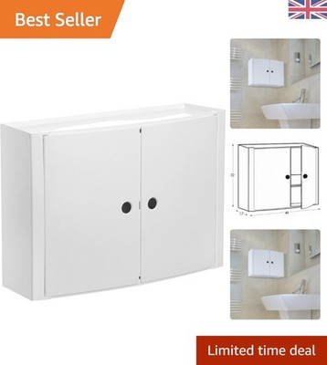 Platzsparender horizontaler Schrank mit herausnehmbarem Regal - perfekt für Badezimmer