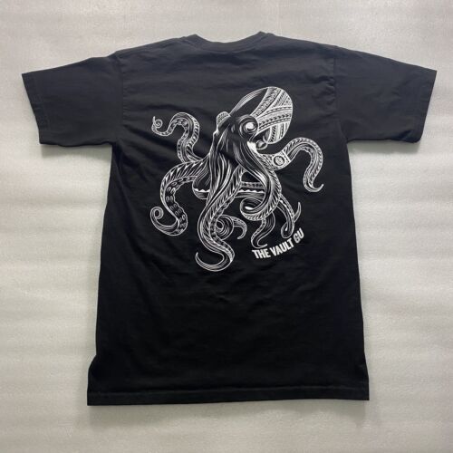 The Vault GU Men's Small T-Shirt Octopus Tattoo 100% Cotton Black White  PreOwned | eBay