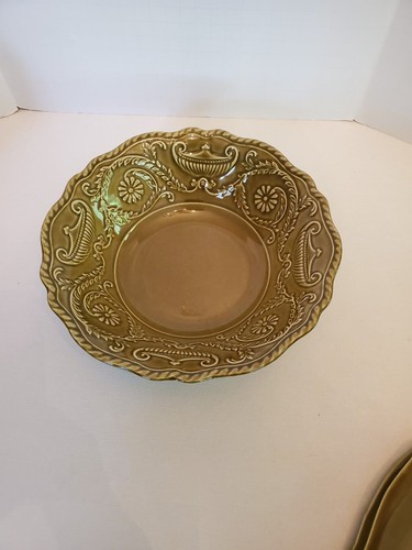 Vintage "regency" ironstone dinnerware pcs. Canonsburg pottery usa - Picture 4 of 12
