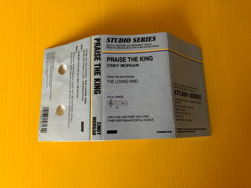 Studio Series Accompaniment Track Cassette Tape Cindy Morgan Praise The King 98 - Picture 4 of 4