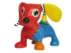 Jacky Zegers Dog Dachshund Jonno Pop Art Sammlerst. Signed Sculpture Figure