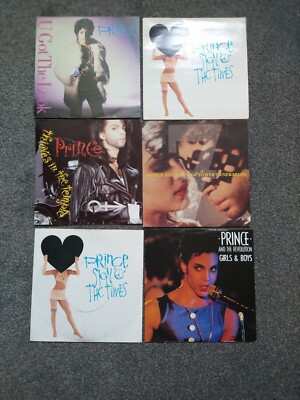 PRINCE : Singles Bundle 7” 45s Vinyl Job Lot Instant Collection x 6 ...
