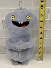 Uglydoll Gray Babo Ugly Dolls Plush 10" Soft Toy Stuffed Animal 2019 OPEN MOUTH