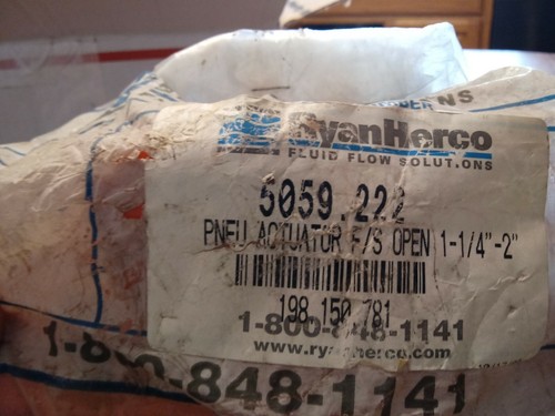 New OLD STOCK Georg Fischer Ryan Herco 198.150.781 Valve BROKEN PLASTIC COVER - Picture 2 of 4