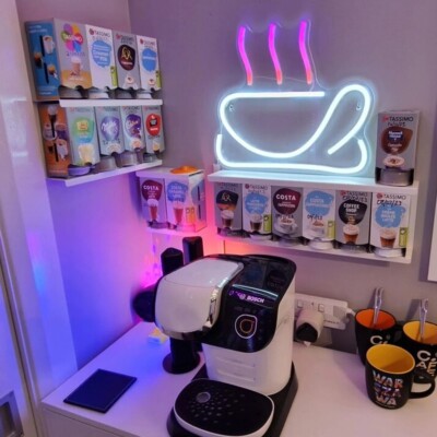 Tassimo 6 Box / 48 T-Disc Halter Wandhalterung Pod Aufbewahrung Spender Ständer - Weiß