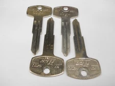 Ilco X7 Key Blank Fits Datsun Nissan 62DU DA21 Lot of 4