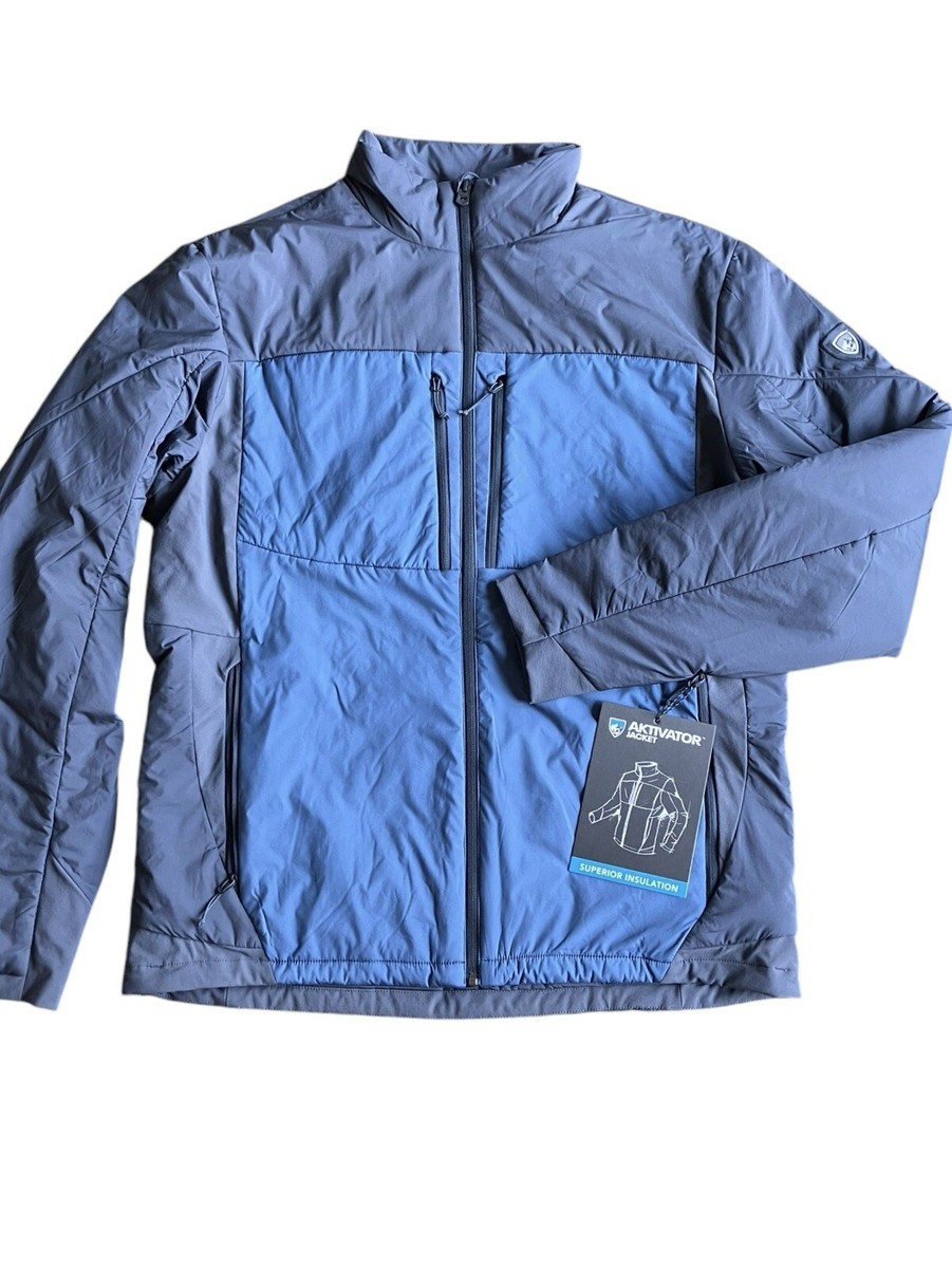 NEW Kuhl Men's Aktivator Jacket In Sea Glass Blue Size L