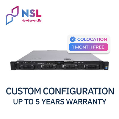 DELL PowerEdge R430 4LFF (SATA Drives Only, NO RAID) Server 2x E5-2698v3 2.3GHz
