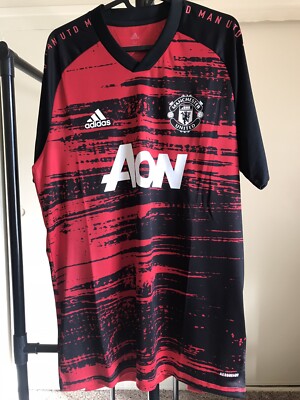 Adidas Manchester United Pre Match Jersey 20/21 (Size M) | eBay Adidas Manchester United Pre Match Jersey 20/21 (Size M) | eBay
