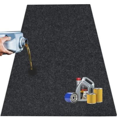 AHPUHTAN 36 x 60 Inch Oil Spill Mat for Garage Garage Floor Oil 1 Pack-36 X 60 Inch