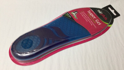 NEW AirPlus Women s Super Gel Cushion Insole Shoe Inserts Size 5-11 Sealed