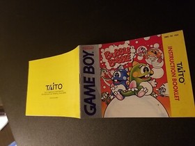 Bubble Bobble NES Nintendo Original Instruction Manual Booklet ONLY
