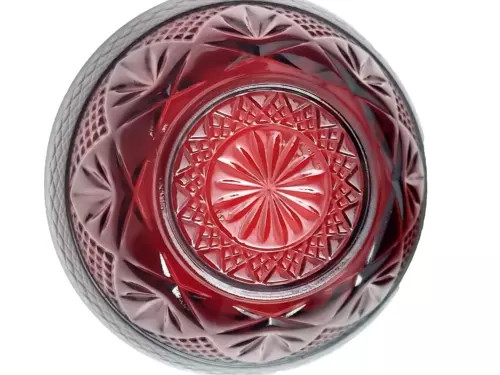 8 Vintage Arcoroc Luminarc  Ruby Red Glass Cereal Dessert Bowls France 5 1/2"