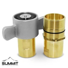 1" NPT Wet-Line Wing Nut Hydraulic Quick Disconnect Coupler / Coupling Set