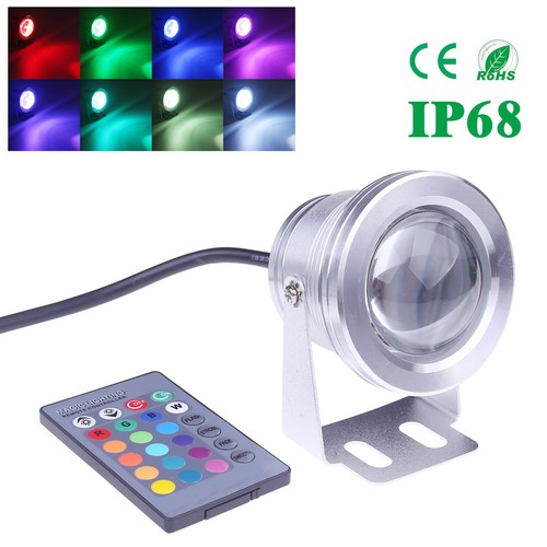 IP68 10W 12V LED Underwater Spot Light RGB Warm Cool White Pool Light Lamp Bulb - Picture 2 of 9