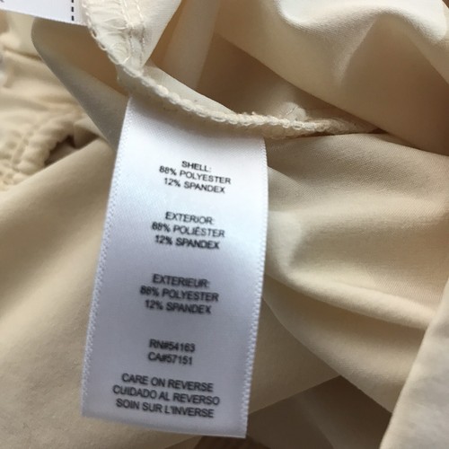 Calvin Klein Cream Pull On Wide Leg Dressy Pants Womens Size L - Picture 4 of 5