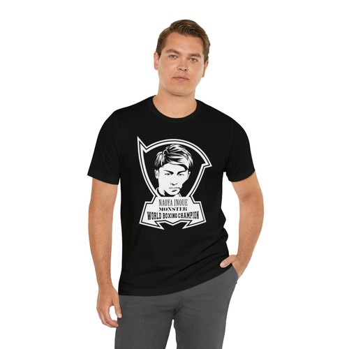 T-shirt Naoya Inoue, campione giapponese di boxe, maglietta unisex maniche corte - Foto 7 di 13