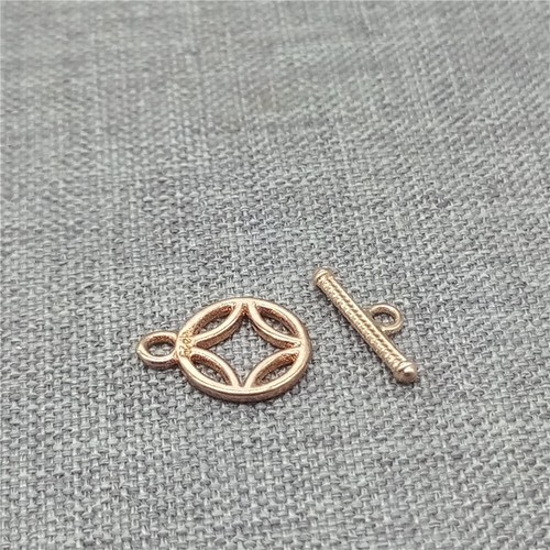 5 Sets 925 Sterling Silver Circle Toggle Clasps for Bracelet Necklace 8mm 10mm - Picture 6 of 23