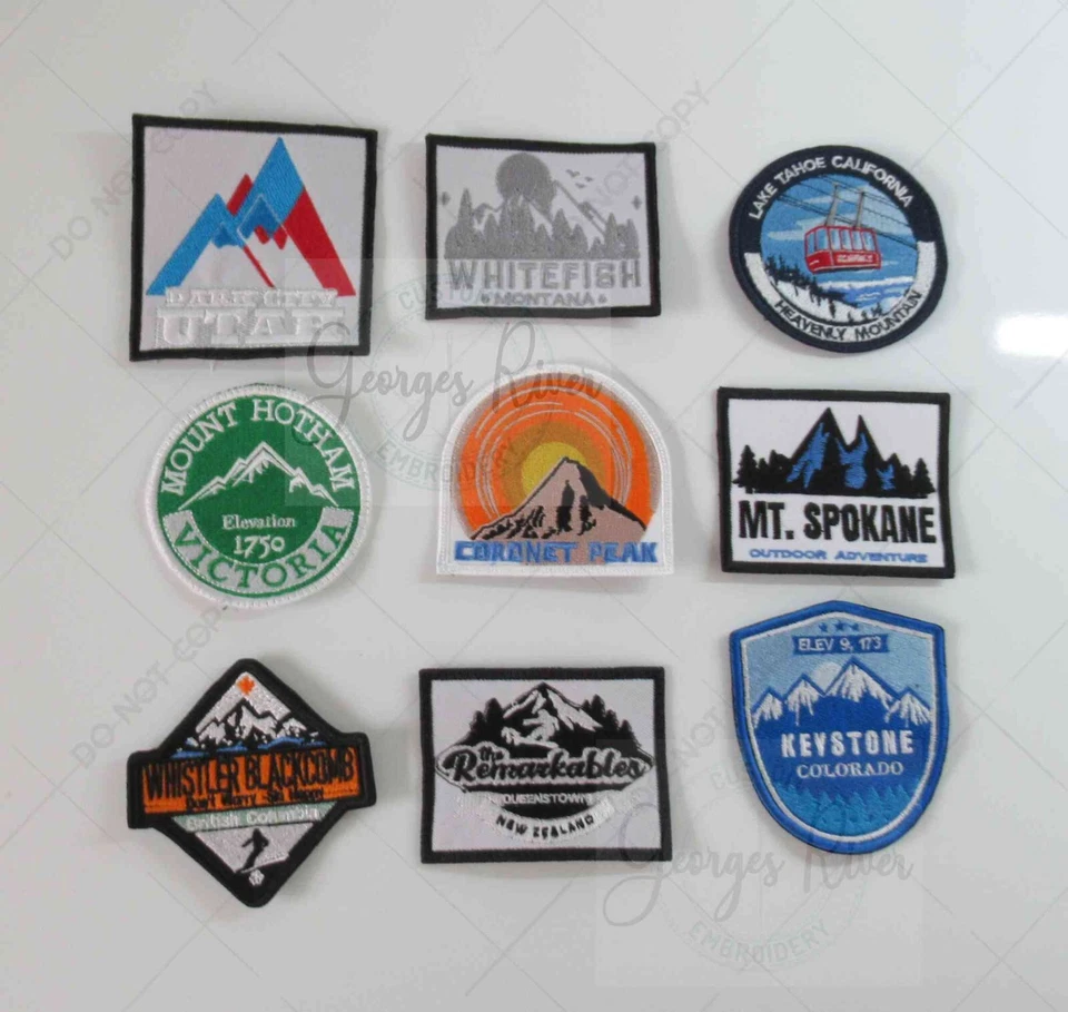 Custom Embroidered Logo Patch - Your company logo - Iron On or Sew On Patch - Image 3 of 4