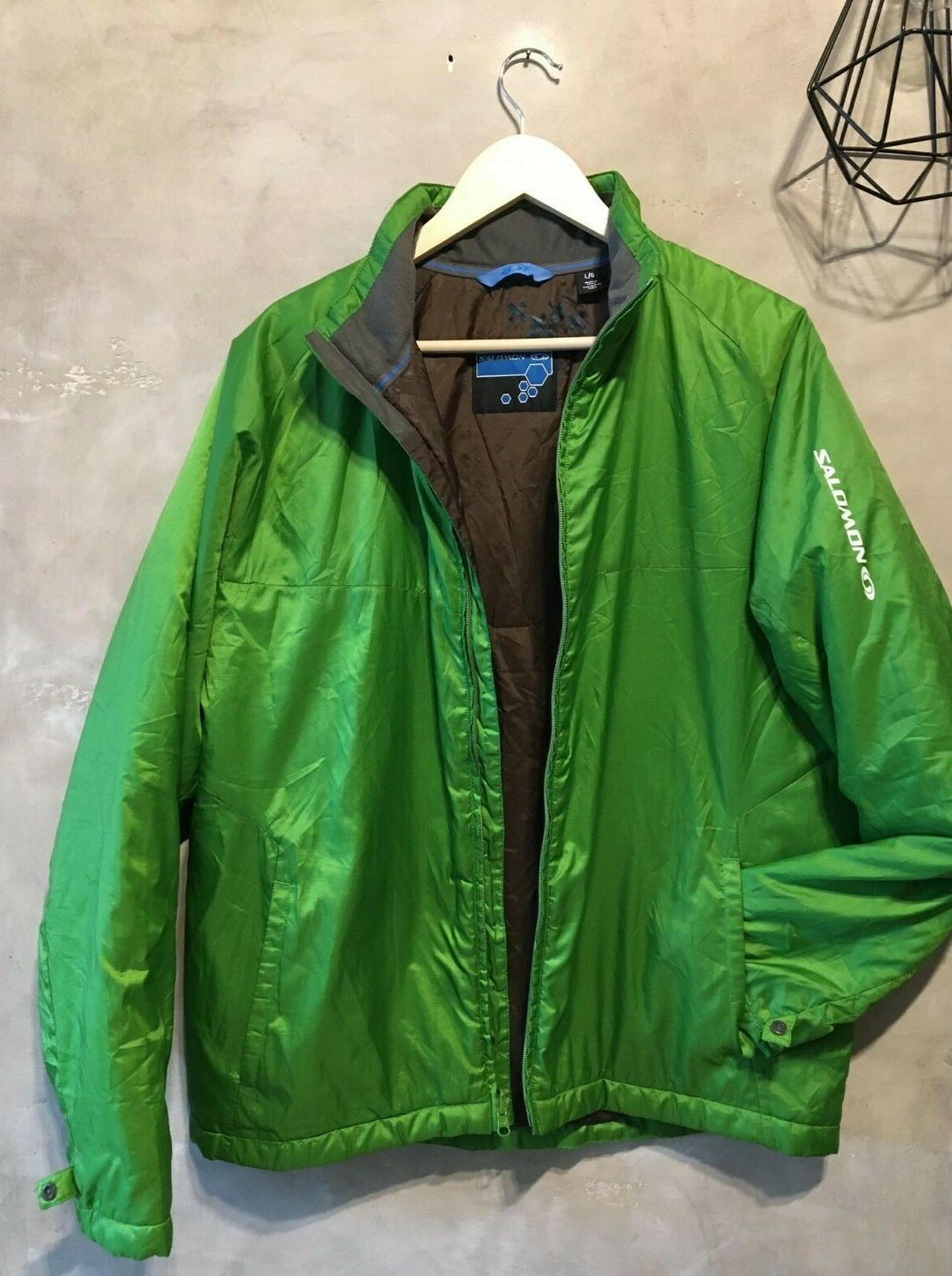 SALOMON Giacca Sci Isolata L Strato Medio Fodera Frangivento Leggero Outdoor