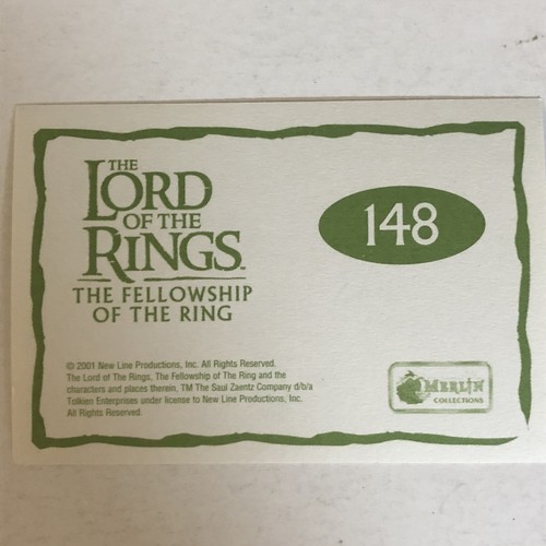 Lord Of The Rings Trading Card Sticker #148 Christopher Lee - Picture 2 of 2