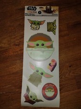 Disney Star Wars Mandalorian Wall Decals  7pc Made in USA; baby yoda New