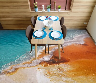 3D Surfing Sandy Beach O2502 Floor WallPaper Murals Wall Print Decal 5D Eve 2024