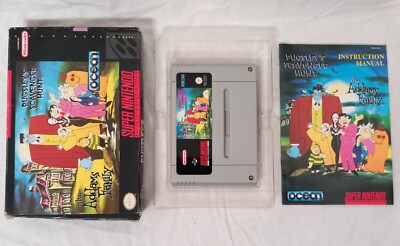 The Addams Family Pugsley's Scavenger Hunt SNES Super Nintendo PAL CIB