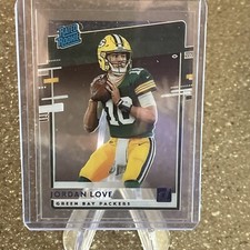 2020 Donruss Panini Chronicles JORDAN LOVE Clearly Packers Rated Rookie #RR-JL