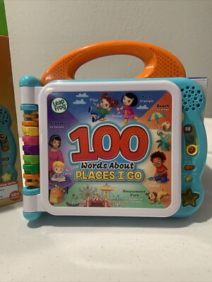 Leap Frog 100 Words About Places I Go Educational Vocabulary Color