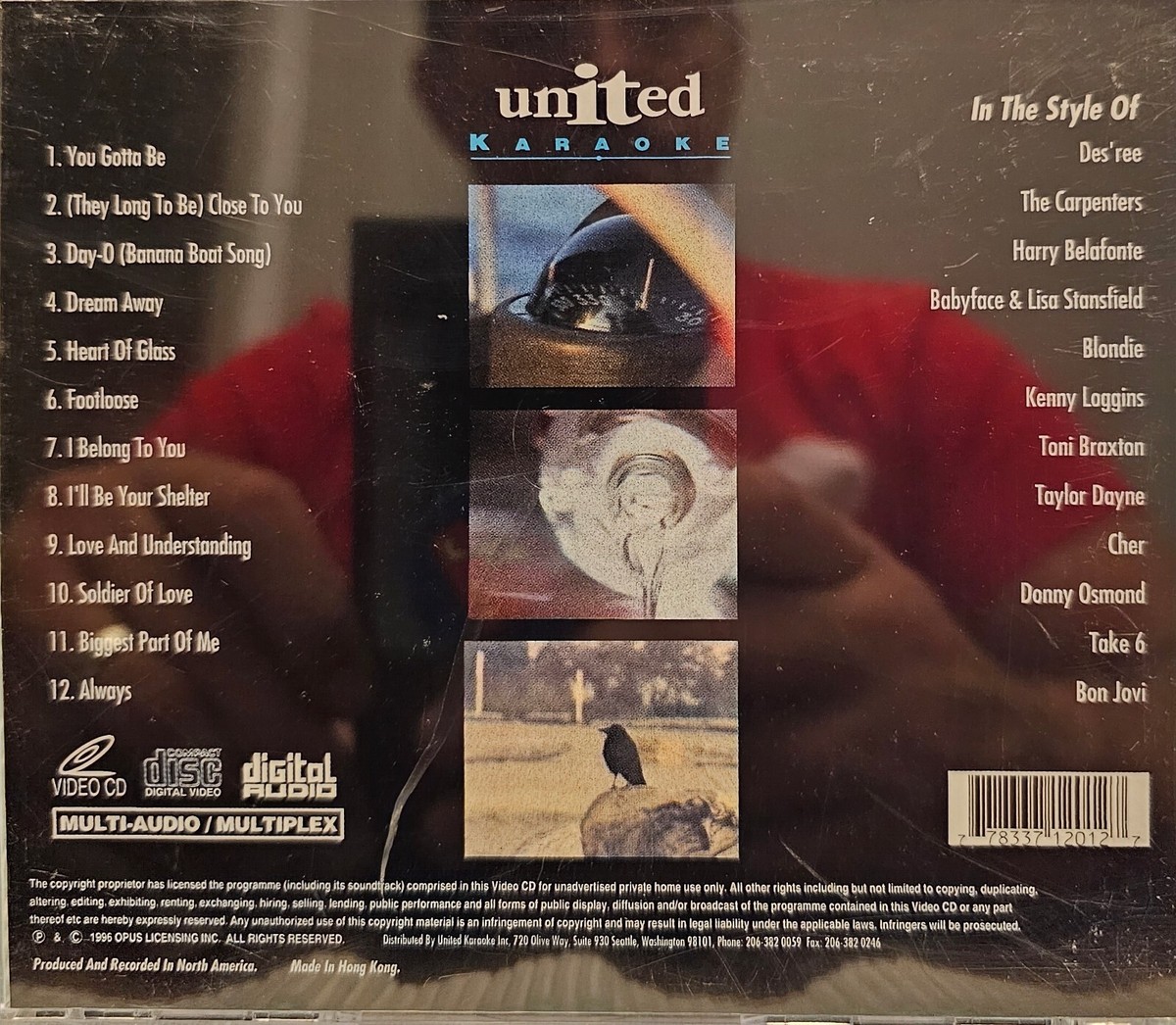 12 UNITED KARAOKE VCD PLAY ON YOUR COMPUTER/DVD PLAYER | eBay