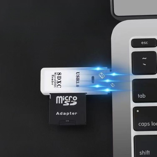 USB3.0 TF/SD Card Reader MicroSD 2-in-1 High-Speed Plug&Play For Camera Monitor - 第 15/17 張圖片
