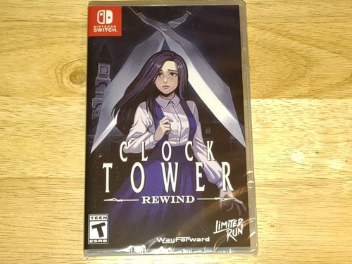 Clock Tower Rewind Nintendo Switch Spiel LRG #243 Neu Sealed