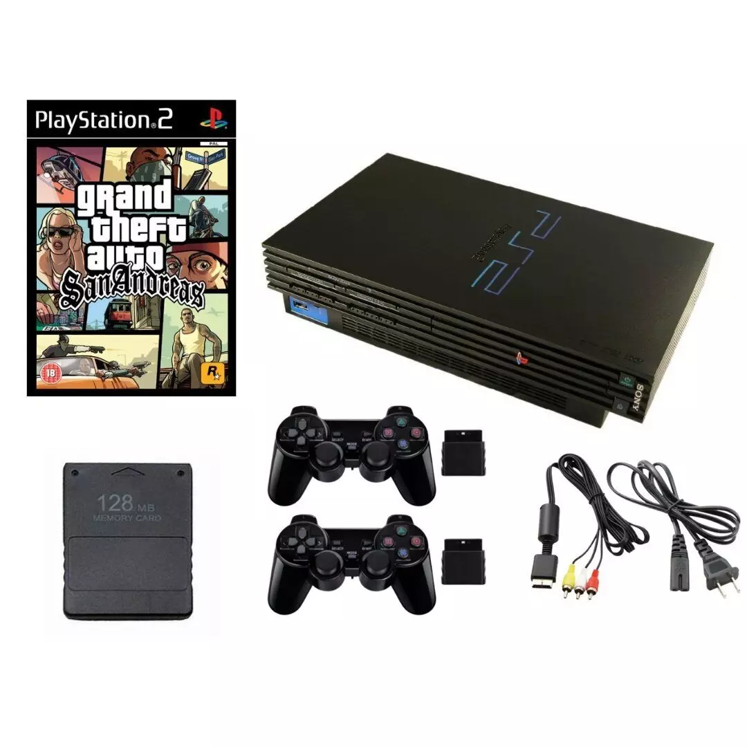 San Andreas PS2  San andreas, Game console, Handheld video games