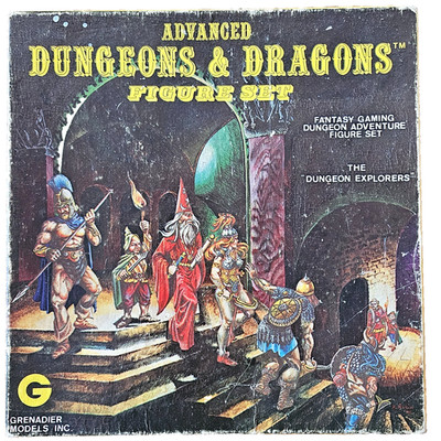 Grenadier 1980 Advanced Dungeons & Dragons Figure Set Dungeon Explorers 5001 Mix
