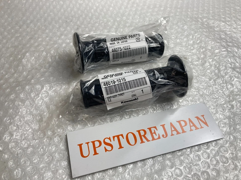 Juego de empuñaduras de acelerador Kawasaki GPZ550 KZ 650 750 1000 1100 mango de goma Foto 2 de 4