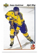 TOMAS SANDSTROM 1991-92 UPPER DECK CC CARD NM-MT CONDITION