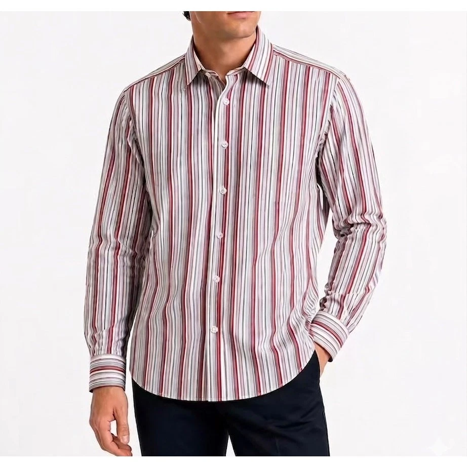 HERMÈS Striped Long Sleeve Men's Dress Shirts for sale | eBay