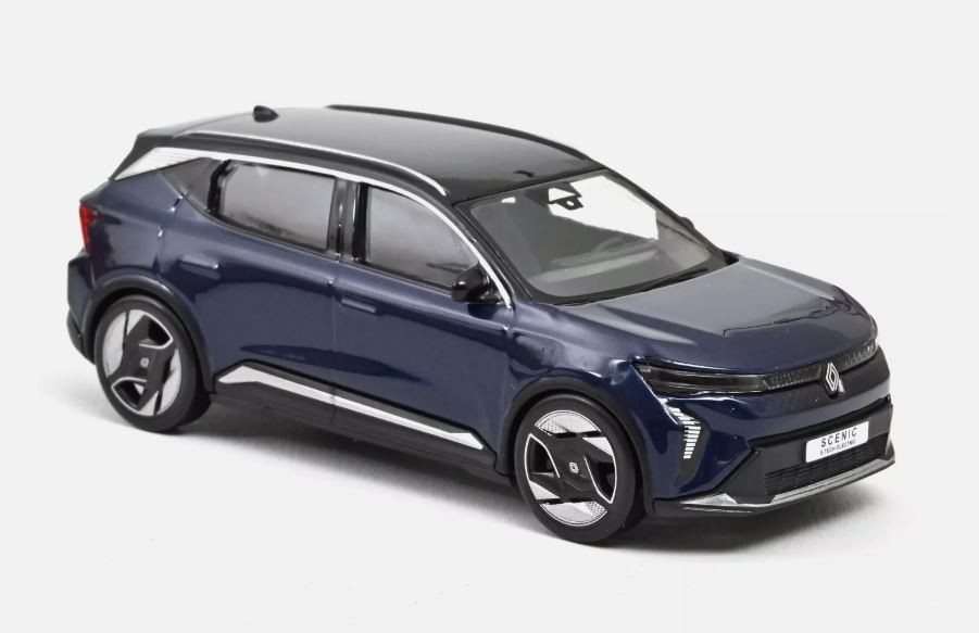 Renault Scenic E-Tech 2024 Bleu Nocturne NOREV 1/43 pour décoration bureau passionné