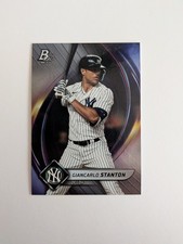 Topps 2022 Bowman Platinum Base Set #61 GIANCARLO STANTON New York Yankees