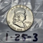 1949 S Ben Franklin Half Dollar .900 Silver 1-25-3