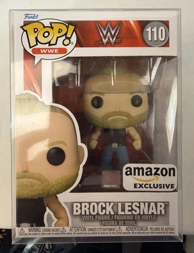 Funko Pop WWE 110 Brock Lesnar Amazon Exclusive w/ Protector