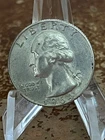1964 D D/D ERROR Washington Quarter Actual Coin. # RAV67