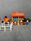 Vintage Fisher Price Little People Western Town 1982 #934 With Accessories