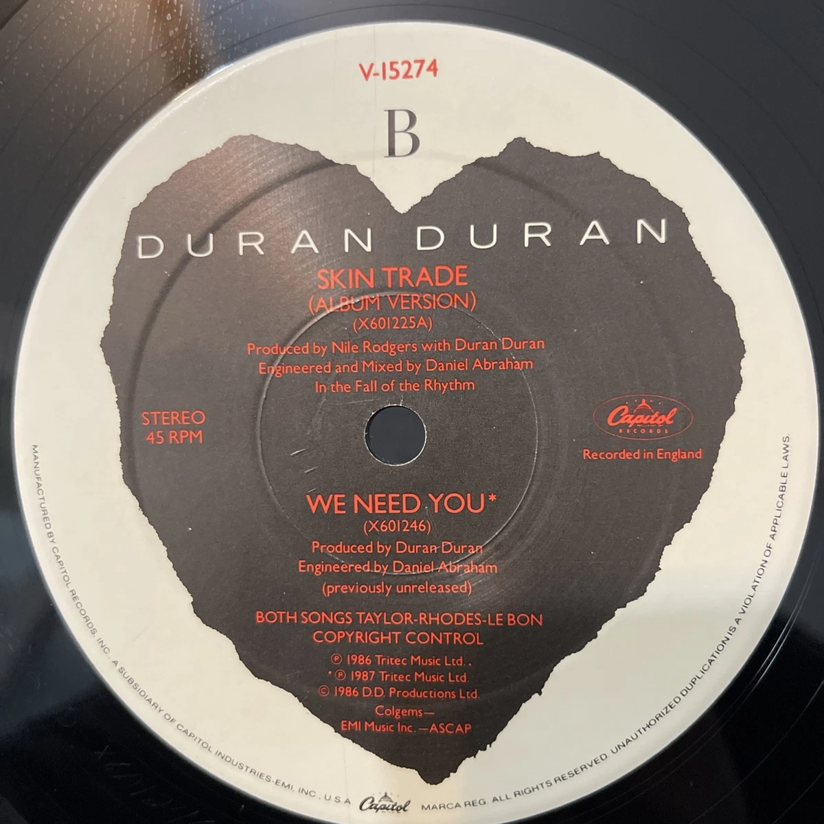 Las mejores ofertas en Duran DURAN Excelente (EX) discos de vinilo