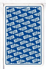 Single Airline Playing Card  UTA (France), UTA 201 B  Chan/Mertens #, Standard