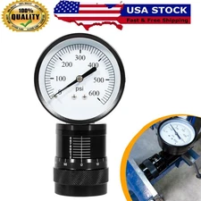 66841 Mini Valve Spring Tester & Measuring Combo, Round Dial Range 0-600LB,Black