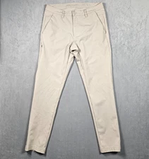 BYLT Pants Mens 34 (Actual 32x30) Slim Fit Tan Everyday 2.0 5 Pocket Stretch