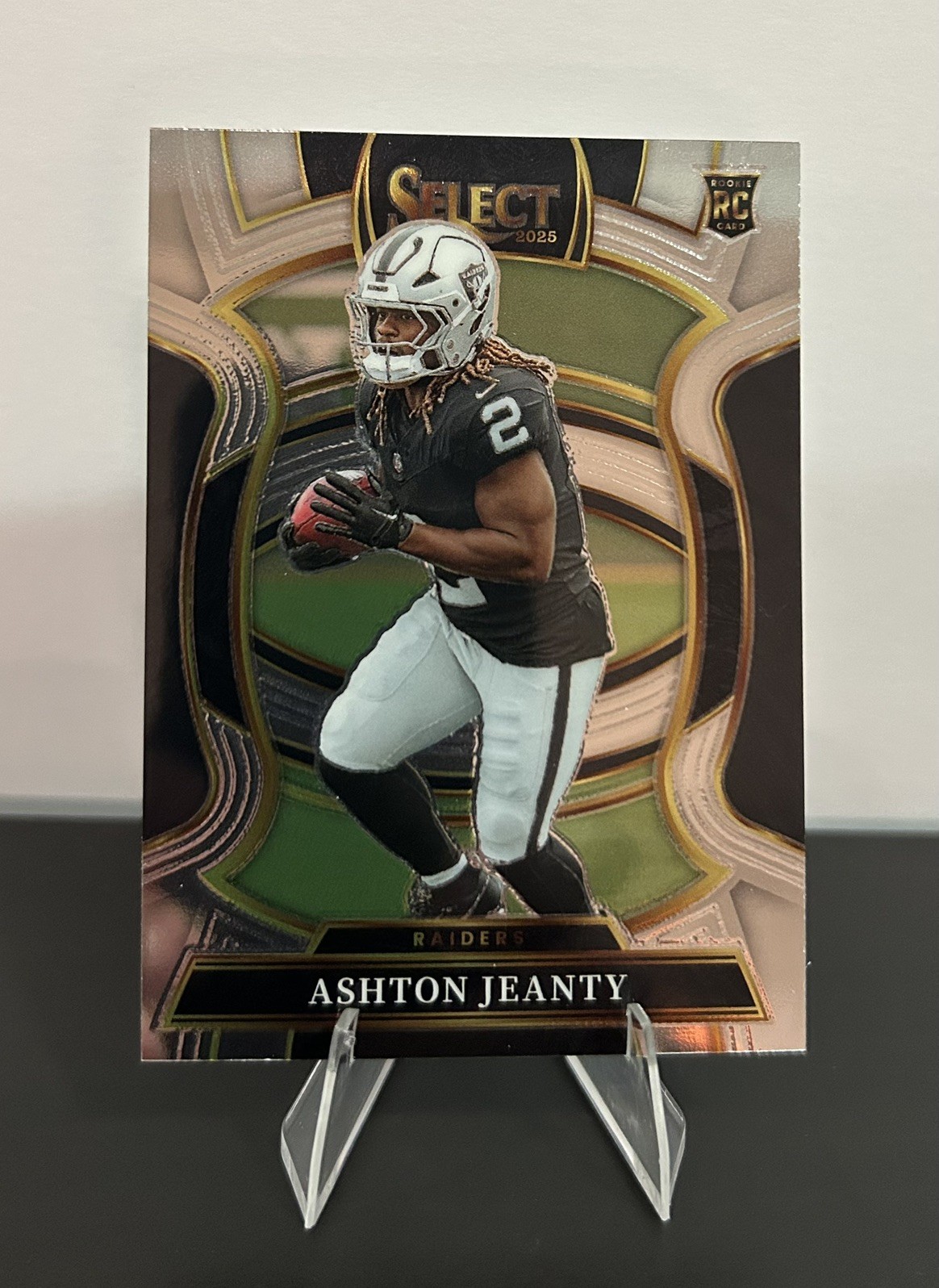 2025 Panini Select Concourse Level Ashton Jeanty Raiders Silver Base #4 RC